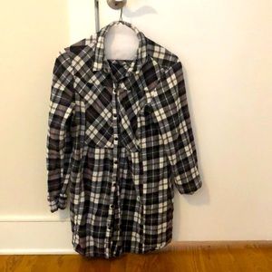 Black and white flannel